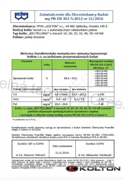 Kolton BIO PELLMAX 20kW - Dotace - SVT26562