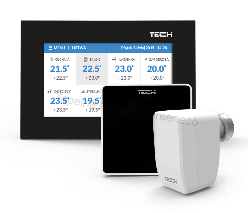 Tech 16S (wifi) Hlavní regulace - Česká verze
