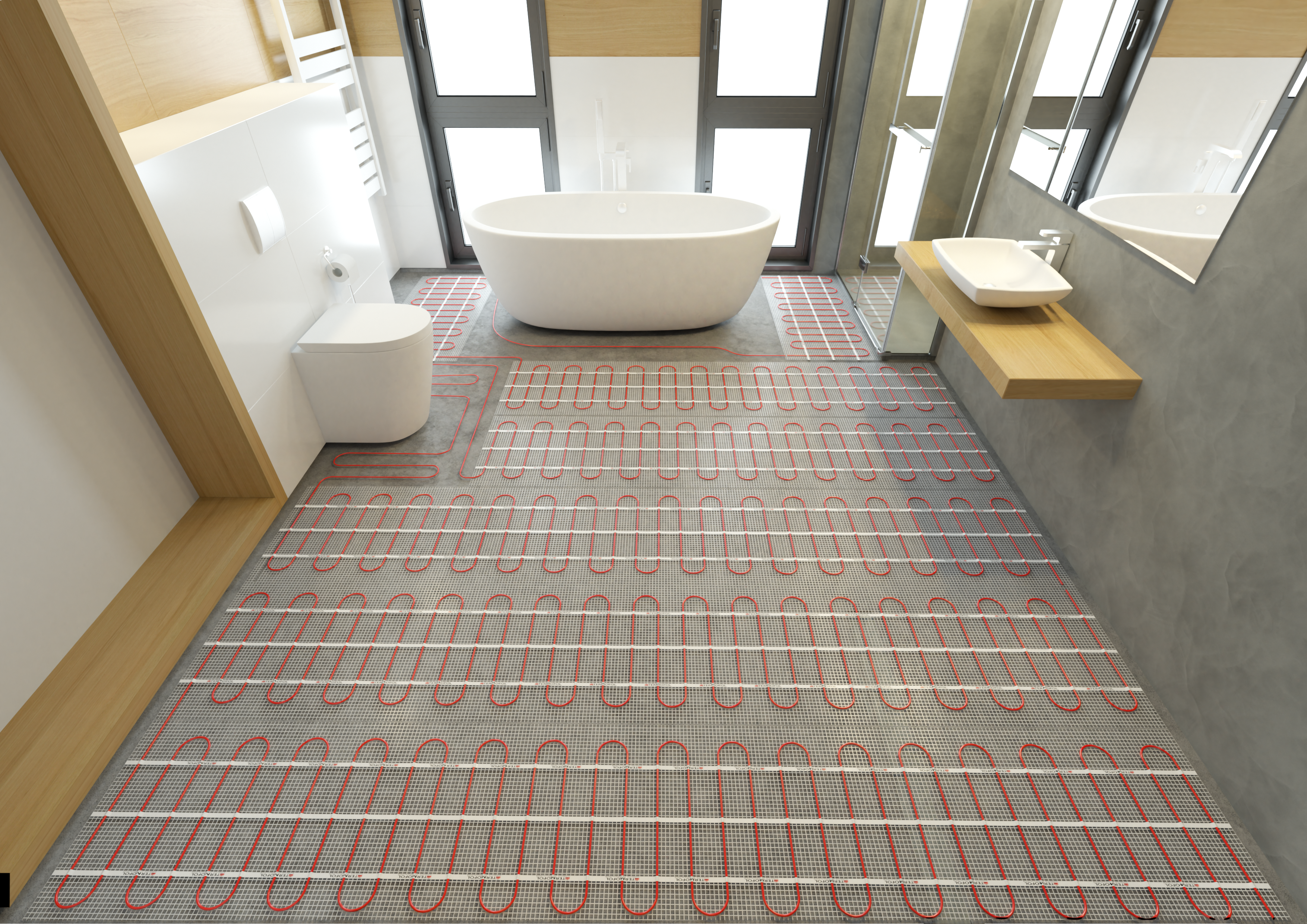 H3-Topná rohož (instalační set) 1,5m2 výkon 225W