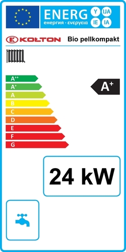 Kolton Biopellkompakt 24 kW - Dotace - SVT25076 - energetický štítek