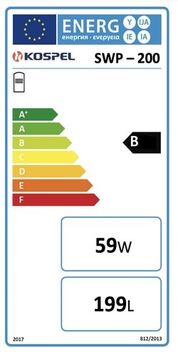 Kospel SWP/SWPC - TUV - energetický štítek