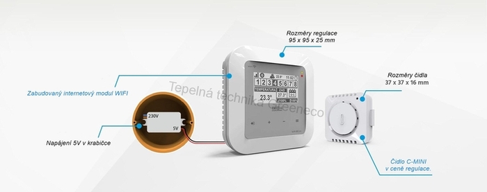 Tech Wifi-8S p - Hlavní regulace - Česká verze