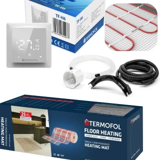 H6-Topná rohož (instalační set) 0,5m2 výkon 75W