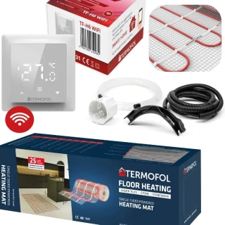 H6-Wifi-Topná rohož (instalační set) 12m2 výkon 1800W