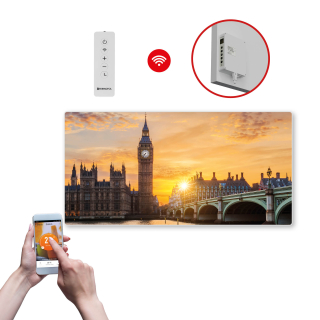Infrapanel SWT 1000 - WiFi s potiskem vzor 1 
