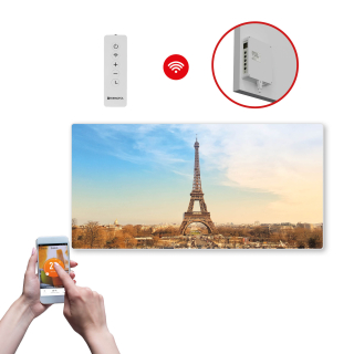 Infrapanel SWT 1000 - WiFi s potiskem vzor 2 