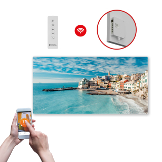 Infrapanel SWT 1000 - WiFi s potiskem vzor 8