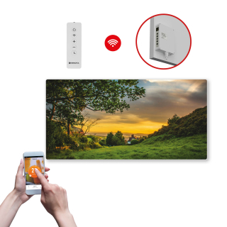 Infrapanel SWT 1000 - WiFi s potiskem vzor 22
