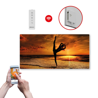 Infrapanel SWT 1000 - WiFi s potiskem vzor 31