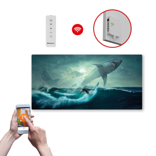 Infrapanel SWT 1000 - WiFi s potiskem vzor 33