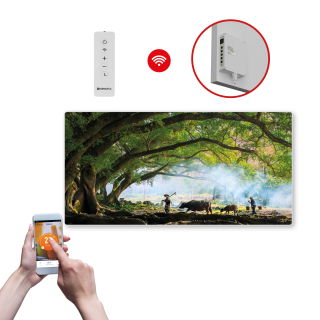 Infrapanel SWT 1000 - WiFi s potiskem vzor 38