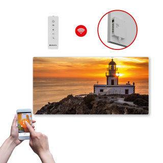 Infrapanel SWT 1000 - WiFi s potiskem vzor 46